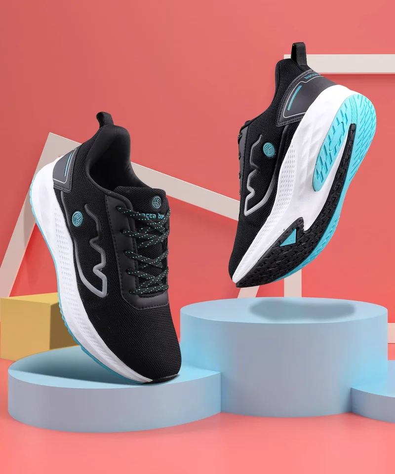 Bacca Bucci Black Essential All-Purpose Running Shoes for Men | Best Price UAE